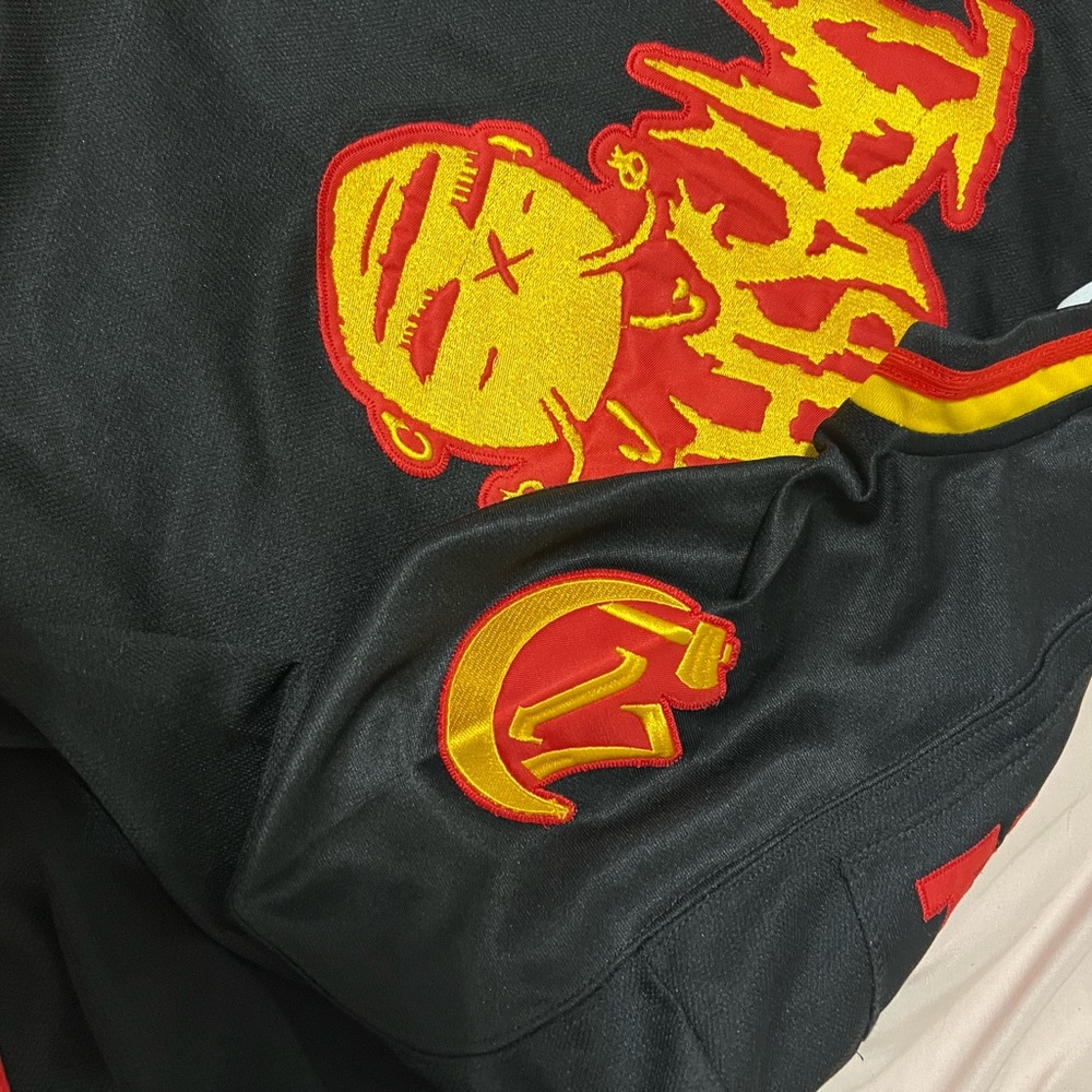 CCM Black Jersey with Red and Yellow Graphic - Picture 4 of 6
